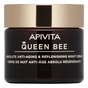 Apivita Queen Bee Absolute Anti-Aging & Replenishing Night Cream Κρέμα Νύχτας Απόλυτης Αντιγήρανσης & Εντατικής Θρέψης, 50ml