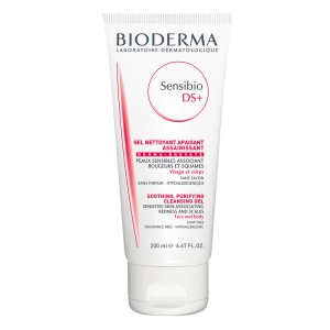 Bioderma Sensibio DS Gel Moussant / DS Foaming Gel Τζελ Καθαρισμού για Επιδερμίδες με Λιπαρότητα & Απολέπιση, 200 ml