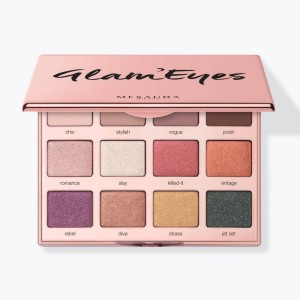 Mesauda Glam Eyes Multi Finish Compact Eyeshadow Palette Παλέτα Σκιών με 12 Αποχρώσεις, 12x1.2g