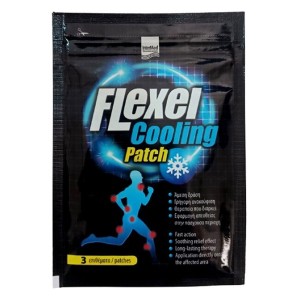 Intermed Flexel Cooling Patches Δροσιστικά Αυτοκόλλητα Επιθέματα Άμεσης Δράσης & Γρήγορης Ανακούφισης, 3τμχ