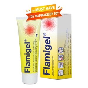 Flamigel Υδροενεργό Επίθεμα σε Μορφή Gel για την Αντιμετώπιση Εγκαυμάτων & Μικρών Πληγών –  Επουλώνει γρήγορα και Ανακουφίζει άμεσα από τον Πόνο, 100g