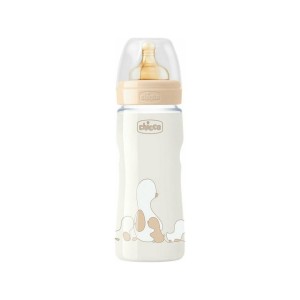 Chicco Πλαστικό Μπιμπερό Unisex Original Touch Θηλή Καουτσούκ 4m+ 330ml
