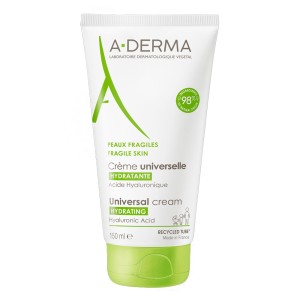 A-Derma Les Indispensables Universal Ενυδατική Κρέμα Προσώπου & Σώματος, 150ml
