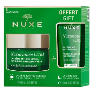 Nuxe Nuxuriance Ultra Σετ Περιποίησης για Αντιγήρανση με Κρέμα Προσώπου για Όλους του Τύπους Επιδερμίδας & Global Anti-Aging Κρέμα Νύχτας 15ml, 1σετ