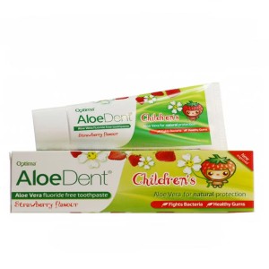 Optima Aloe Dent Οδοντόκρεμα για Παιδιά με Γεύση Φράουλα, 50ml