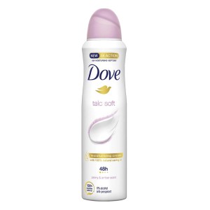 Dove Talc Soft 3x Action Αποσμητικό 48h σε Spray, 150ml