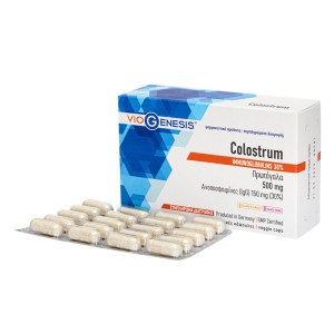Viogenesis Colostrum 500mg, 60 φυτικές κάψουλες