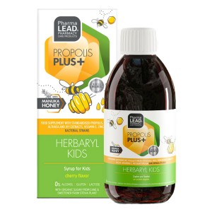 Pharmalead Propolis Plus Herbaryl Kids Σιρόπι για Παιδιά με Γεύση Κεράσι, 200ml (5205352012144)