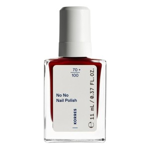 Korres No No Nail Polish Βερνίκι Νυχιών 57 Wine Red, 11ml