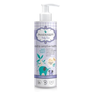 Pharmasept Baby Extra Sensitive Bath Πολύ Απαλό Βρεφικό Αφρόλουτρο για Σώμα & Μαλλιά για Χρήση από την Πρώτη Ημέρα, 250ml