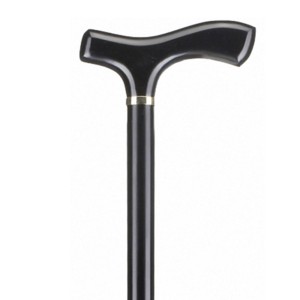 Alfacare Μπαστούνι Μαύρο με Ίσια Λαβή AC–834, 1τμχ