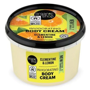 Natura Siberica Organic Shop Αναζωογονητική Κρέμα Σώματος Κλημεντίνη & Λεμόνι, 250ml