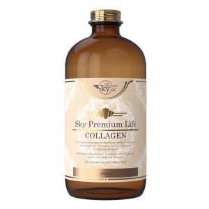 Sky Premium Life Collagen Υδρολυμένο Κολλαγόνο Τύπου I Γεύση Φράουλα, 480ml