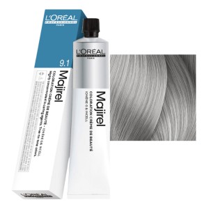 L’Oreal Professionnel Βαφή Μαλλιών Majirel 9.1 Ξανθό Πολύ Ανοιχτό Σαντρέ, 60ml