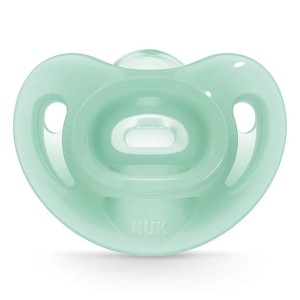 Nuk Sensitive Πιπίλα 100% Μαλακής Σιλικόνης 0-6m Μωβ, 1τμχ