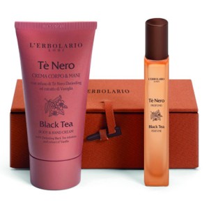 LErbolario Te Nero Beauty Box Πακέτο με Άρωμα 10ml & Κρέμα Σώματος-Χεριών 75ml, 1σετ