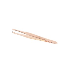 Ro-Ro Accessories Τσιμπιδάκι Φρυδιών Λοξό Ροζ-Χρυσό TS225
