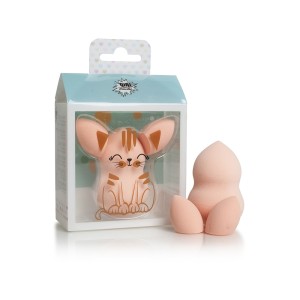 Pokhara Cosmetic Puff Cat Σφουγγαράκι Μακιγιάζ, 3τμχ
