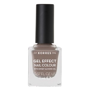 Korres Gel Effect Nail Color Βερνίκι Νυχιών Stone Grey 95, 11ml