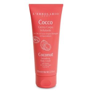 LErbolario Cocco Crema Corpo Vellutante Βελούδινη κρέμα Σώματος από Oργανικό Έλαιο Καρύδας, 100ml