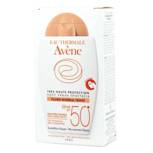 Avene Fluide Mineral Teinte SPF50+ Αντηλιακό Προσώπου με Χρώμα για μη Ανεκτικό Δέρμα, 40ml