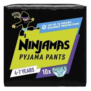  Pampers Ninjamas Pyjama Pants Πάνες Βρακάκι για Αγόρια 4-7ετών (17-30kg), 10τμχ