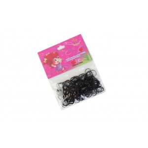 Rο-Ro Accessories Λάστιχα Μαλλιών Ράστα Μαύρα - Beauty Free