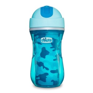 Chicco Sport Cup Παγούρι με Καλαμάκι σε Μπλε Παραλλαγή 14m+, 266ml