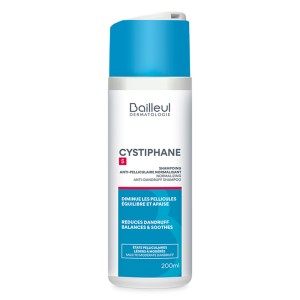 Bailleul Dermatologie Cystiphane Normalising Anti-Dandruff S Σαμπουάν Κατά της Πιτυρίδας, 200ml