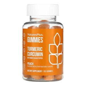 Natures Plus Turmeric Curcumin Ροδάκινο, 60 ζελεδάκια