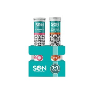 Science of Nature Echinacea Frizz 20 eff tabs Lime & Δώρο Vitamin C Vivid 1000 mg Orange 20 eff tabs