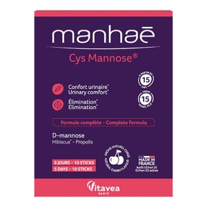 Manhae Cys Mannose Διατήρηση της Υγείας του Ουροποιητικού Συστήματος, 10φακελίσκοι