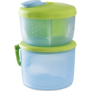 Chicco System Easy Meal Δοσομετρητής Σκόνης Γάλακτος & Δοχείο Φαγητού 0+, 1τμχ