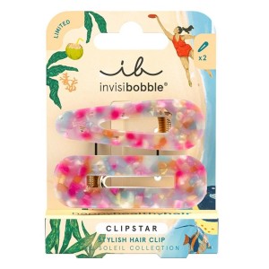 Invisibobble Clipstar Au Soleil Dazzling Wave Κλιπ Μαλλιών, 2τμχ