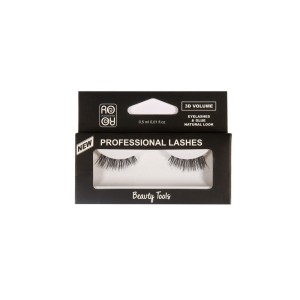 Ro-Ro Accessories 3D Μισές Βλεφαρίδες & Κόλλα EY165, 1 ζευγάρι	