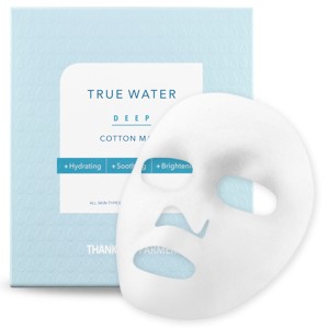 Thank You Farmer True Water Deep Cotton Mask Ενυδατική Υφασμάτινη Mάσκα Προσώπου, 25ml