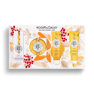 Roger & Gallet Promo X-mas Set Bois D Orange με Eau Parfumee Άρωμα, 30ml & Αρωματικό Σαπούνι, 100g & Shower Gel, 50ml & Body Lotion, 50ml
