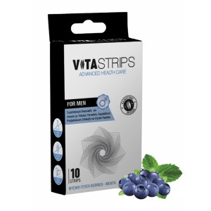Vitastrips For Men 2+1 ΔΩΡΟ Συμπλήρωμα Διατροφής για την Ενίσχυση Επιπέδων Τεστοστερόνης, 10τμχ