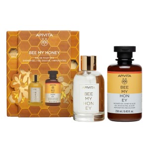 Apivita Bee My Honey Ανδρικό Σετ με Eau de Toilette & Δώρο Αφρόλουτρo 250ml, 1σετ