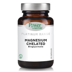 Power of Nature Platinum Range Magnesium Chelated Bisglycinate, 30κάψουλες