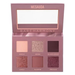 Mesauda Bar Harmony Παλέτα Σκιών 201 Tender Mauve, 1τμχ