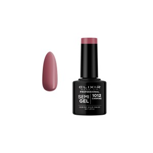 Elixir Make-up Semi Gel Ημιμόνιμο Επαγγελματικό Βερνίκι Νυχιών Νο1012 Carmine, 8ml