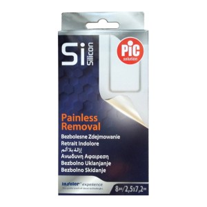 Pic Solution Αυτοκόλλητα Επιθέματα Painless Removal 2.5x7.2cm, 8τμχ