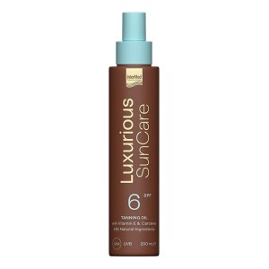Intermed Luxurious Sun Care Tanning Oil SPF6 Ξηρό λάδι για Γρήγορο & Έντονο Μαύρισμα, 200ml