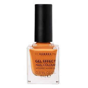 Korres Gel Effect Nail Color Βερνίκι Νυχιών Mustard  92,11ml