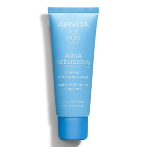 Apivita Aqua Beelicious Απαλή Κρέμα Ενυδάτωσης Πλούσιας Υφής για το Πρόσωπο, 40ml