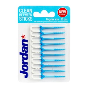 Jordan Clean Between Sticks Regular Μεσοδόντια Βουρτσάκια, 20 τμχ