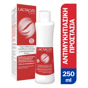 Lactacyd Pharma Antifungal Καθαριστικό Ευαίσθητης Περιοχής με Aντιμυκητιασικούς Παράγοντες, 250ml