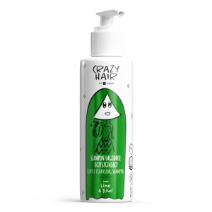 Hiskin Crazy Hair Gently Cleansing Shampoo Scalp Balance Σαμπουάν Απαλού Καθαρισμού Lime & Kiwi, 300ml