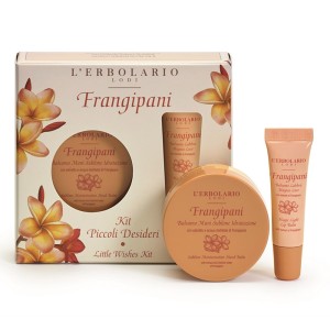 LErbolario Frangipani Kit Piccoli Desideri Lip Balm Λάμψης, 10ml & Ενυδατική Κρεμά Χεριών, 40ml